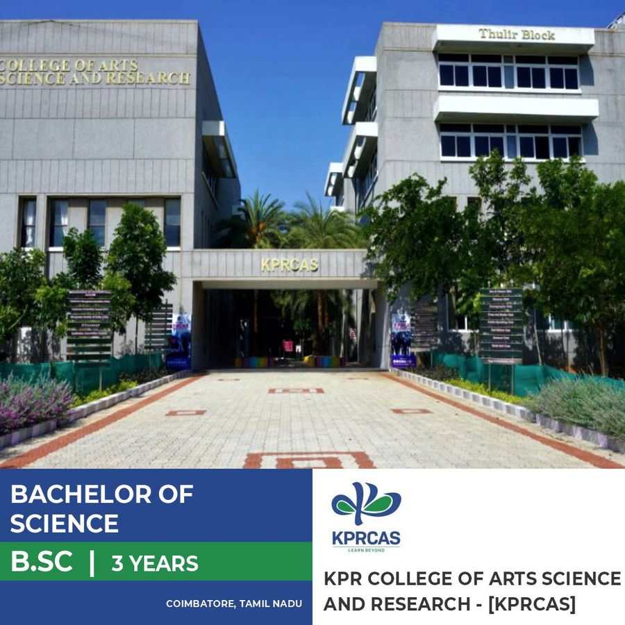 Bachelor of Science [B.Sc] at Kpr College of Arts Science And Research , Coimbatore